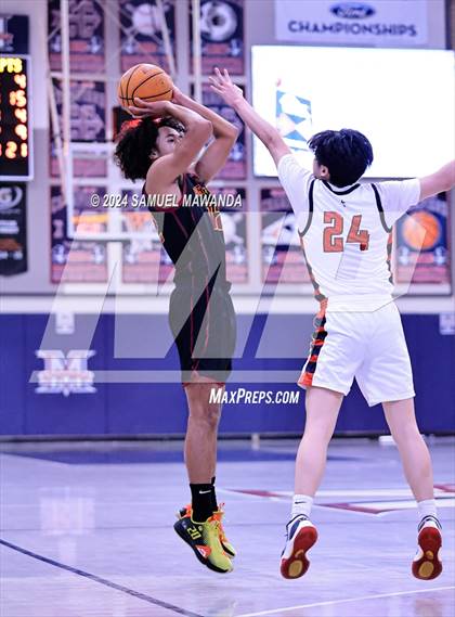 Thumbnail 2 in Maranatha vs Arcadia (Annual Rose City Roundball Classic) photogallery.