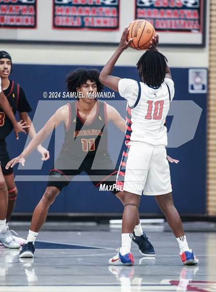 Thumbnail 1 in Maranatha vs Arcadia (Annual Rose City Roundball Classic) photogallery.