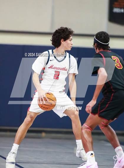 Thumbnail 2 in Maranatha vs Arcadia (Annual Rose City Roundball Classic) photogallery.