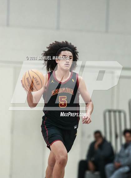 Thumbnail 1 in Maranatha vs Arcadia (Annual Rose City Roundball Classic) photogallery.