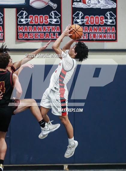 Thumbnail 2 in Maranatha vs Arcadia (Annual Rose City Roundball Classic) photogallery.