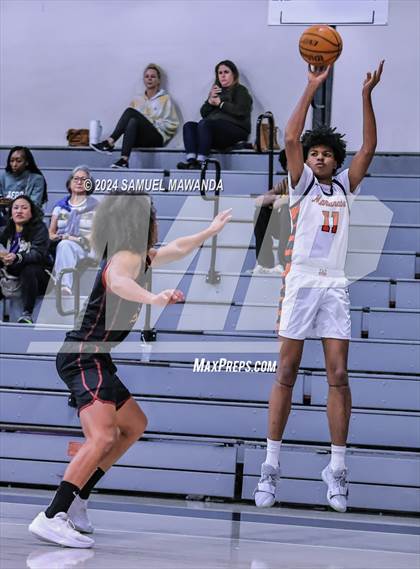 Thumbnail 2 in Maranatha vs Arcadia (Annual Rose City Roundball Classic) photogallery.