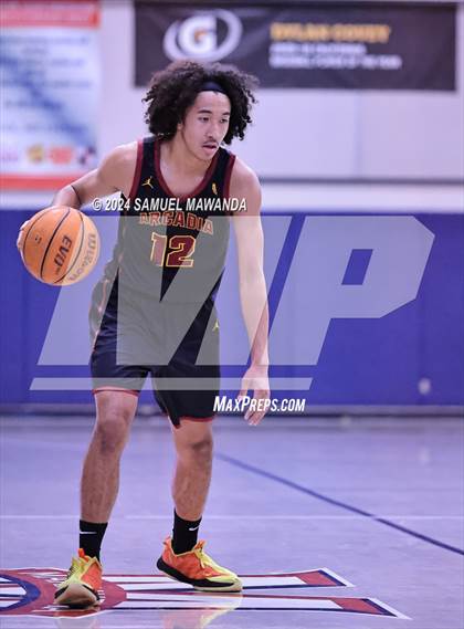 Thumbnail 3 in Maranatha vs Arcadia (Annual Rose City Roundball Classic) photogallery.