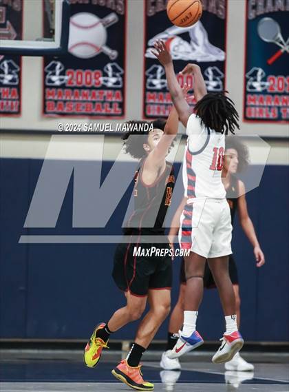 Thumbnail 1 in Maranatha vs Arcadia (Annual Rose City Roundball Classic) photogallery.