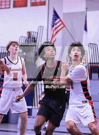 Thumbnail 2 in Maranatha vs Arcadia (Annual Rose City Roundball Classic) photogallery.