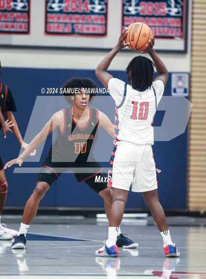 Thumbnail 3 in Maranatha vs Arcadia (Annual Rose City Roundball Classic) photogallery.