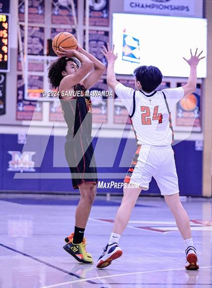Thumbnail 1 in Maranatha vs Arcadia (Annual Rose City Roundball Classic) photogallery.