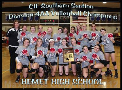 Thumbnail 1 in Hemet vs. Saddleback Valley Christian (CIF SS D4AA Final) photogallery.