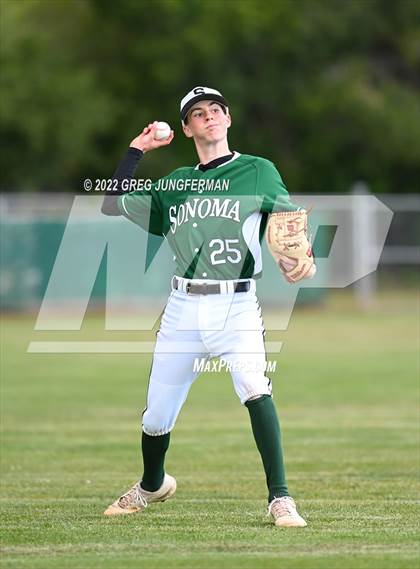 Thumbnail 3 in Petaluma vs. Sonoma Valley (NCS VVAL Tournament) photogallery.