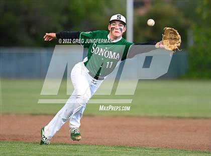 Thumbnail 2 in Petaluma vs. Sonoma Valley (NCS VVAL Tournament) photogallery.