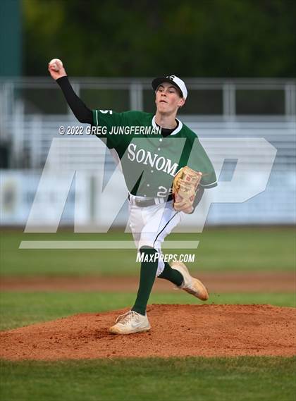 Thumbnail 2 in Petaluma vs. Sonoma Valley (NCS VVAL Tournament) photogallery.