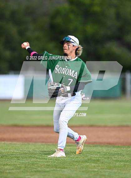 Thumbnail 3 in Petaluma vs. Sonoma Valley (NCS VVAL Tournament) photogallery.
