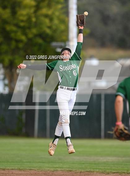 Thumbnail 3 in Petaluma vs. Sonoma Valley (NCS VVAL Tournament) photogallery.