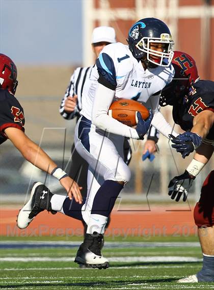 Thumbnail 2 in Layton @ Herriman (UHSAA 5A First Round Playoff) photogallery.