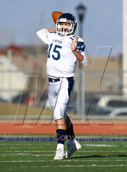 Thumbnail 1 in Layton @ Herriman (UHSAA 5A First Round Playoff) photogallery.