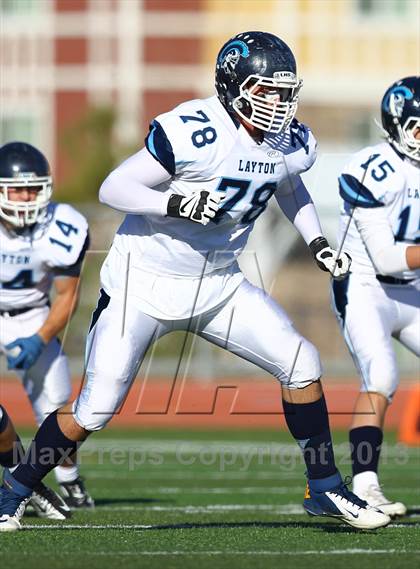 Thumbnail 3 in Layton @ Herriman (UHSAA 5A First Round Playoff) photogallery.