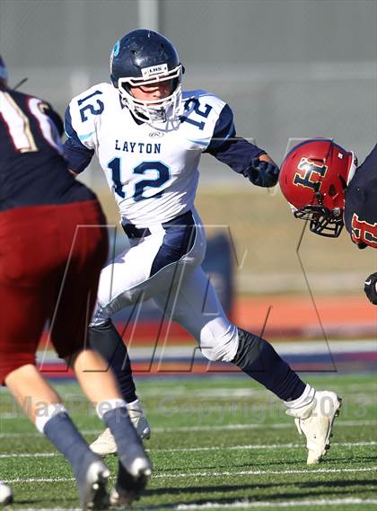 Thumbnail 3 in Layton @ Herriman (UHSAA 5A First Round Playoff) photogallery.