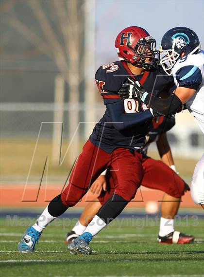 Thumbnail 1 in Layton @ Herriman (UHSAA 5A First Round Playoff) photogallery.