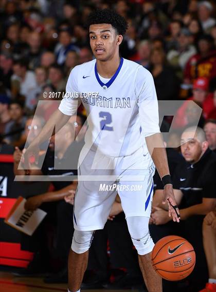 Thumbnail 1 in Sierra Canyon vs. Bishop Gorman (Nike Extravaganza) photogallery.