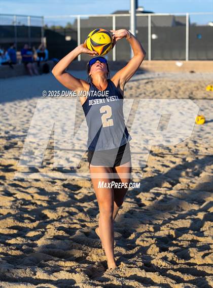 Thumbnail 2 in Xavier College Prep vs. Desert Vista (AIA 6A Pairs D-I Quarter Finals) photogallery.