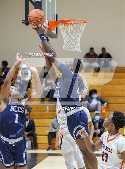 Thumbnail 3 in Mundy's Mill vs North Cobb Christian (Holiday Hoopsgiving Tournament) photogallery.