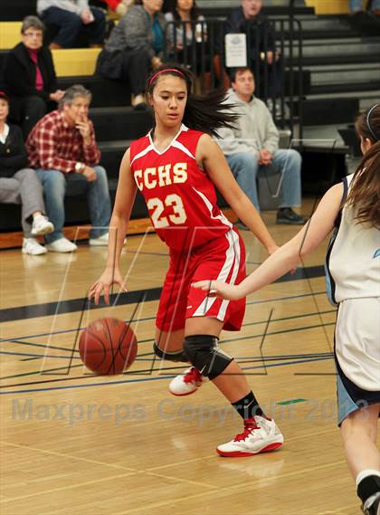 Thumbnail 1 in Cathedral Catholic vs. Our Lady of Peace (So Cal Holiday Classic) photogallery.