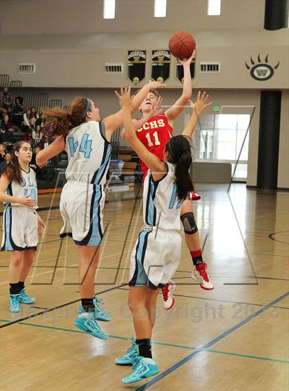 Thumbnail 3 in Cathedral Catholic vs. Our Lady of Peace (So Cal Holiday Classic) photogallery.
