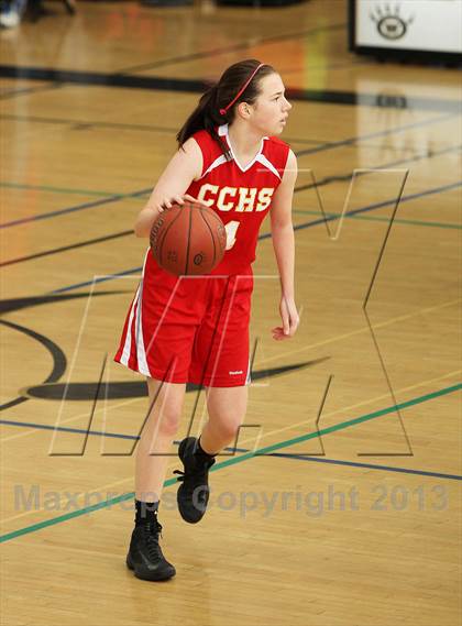 Thumbnail 2 in Cathedral Catholic vs. Our Lady of Peace (So Cal Holiday Classic) photogallery.