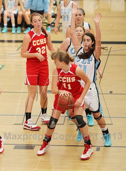 Thumbnail 3 in Cathedral Catholic vs. Our Lady of Peace (So Cal Holiday Classic) photogallery.