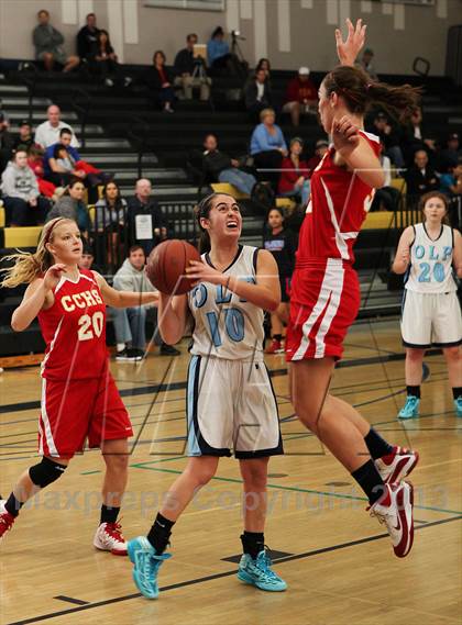 Thumbnail 3 in Cathedral Catholic vs. Our Lady of Peace (So Cal Holiday Classic) photogallery.