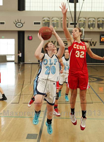 Thumbnail 1 in Cathedral Catholic vs. Our Lady of Peace (So Cal Holiday Classic) photogallery.