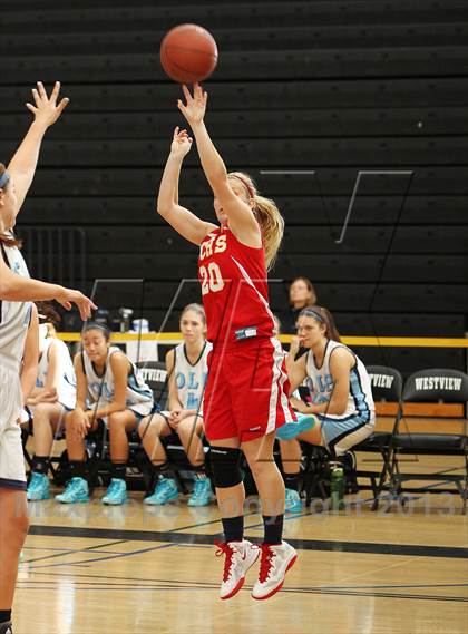 Thumbnail 1 in Cathedral Catholic vs. Our Lady of Peace (So Cal Holiday Classic) photogallery.