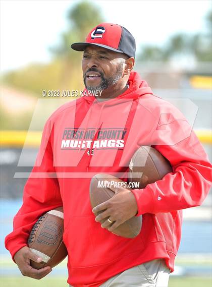 Thumbnail 1 in Pershing County @ The Meadows (2A State Semi-Finals) photogallery.