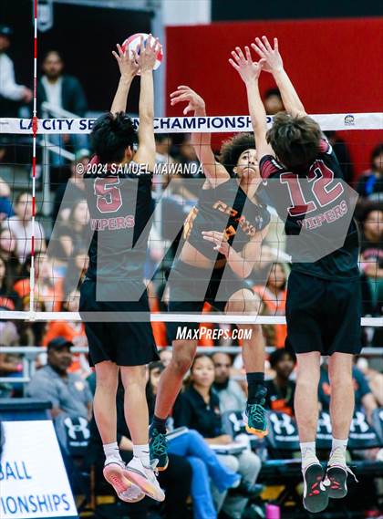 Thumbnail 1 in Grant vs Valley Academy of Arts & Sciences (CIF LAS DII Final) photogallery.