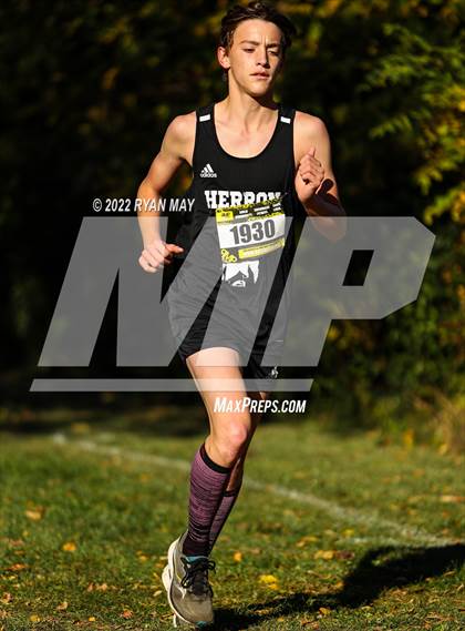 Thumbnail 1 in IHSAA Boys Cross Country Sectionals photogallery.