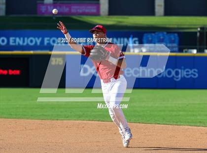 Thumbnail 3 in Pearland vs. Tomball (UIL 6A Baseball Final) photogallery.