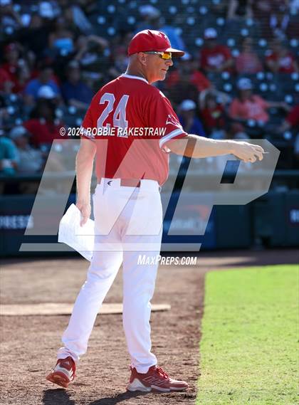 Thumbnail 3 in Pearland vs. Tomball (UIL 6A Baseball Final) photogallery.