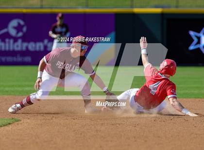 Thumbnail 3 in Pearland vs. Tomball (UIL 6A Baseball Final) photogallery.