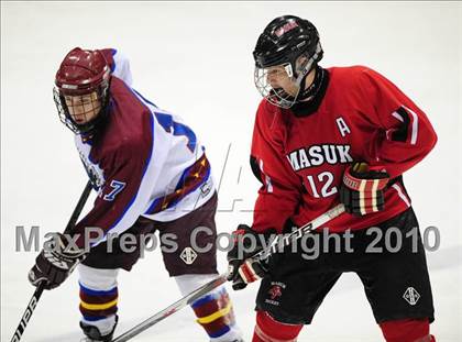 Thumbnail 3 in Masuk vs. Brookfield/Bethel/Danbury (CIAC Division 3 Semifinal) photogallery.