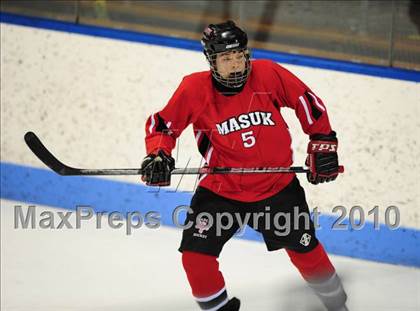 Thumbnail 1 in Masuk vs. Brookfield/Bethel/Danbury (CIAC Division 3 Semifinal) photogallery.