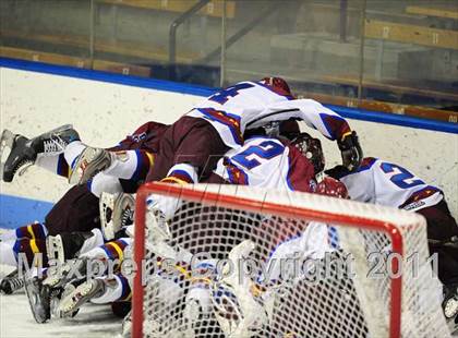 Thumbnail 1 in Masuk vs. Brookfield/Bethel/Danbury (CIAC Division 3 Semifinal) photogallery.