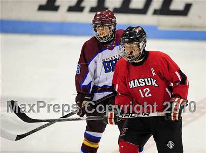 Thumbnail 3 in Masuk vs. Brookfield/Bethel/Danbury (CIAC Division 3 Semifinal) photogallery.