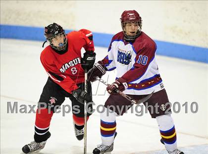 Thumbnail 3 in Masuk vs. Brookfield/Bethel/Danbury (CIAC Division 3 Semifinal) photogallery.