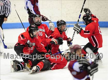 Thumbnail 2 in Masuk vs. Brookfield/Bethel/Danbury (CIAC Division 3 Semifinal) photogallery.