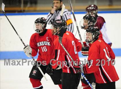 Thumbnail 1 in Masuk vs. Brookfield/Bethel/Danbury (CIAC Division 3 Semifinal) photogallery.