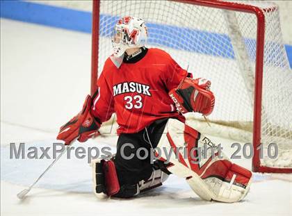 Thumbnail 2 in Masuk vs. Brookfield/Bethel/Danbury (CIAC Division 3 Semifinal) photogallery.