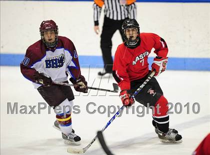 Thumbnail 3 in Masuk vs. Brookfield/Bethel/Danbury (CIAC Division 3 Semifinal) photogallery.
