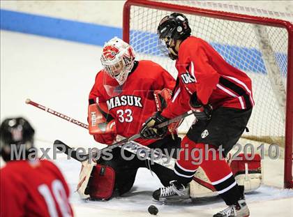 Thumbnail 3 in Masuk vs. Brookfield/Bethel/Danbury (CIAC Division 3 Semifinal) photogallery.