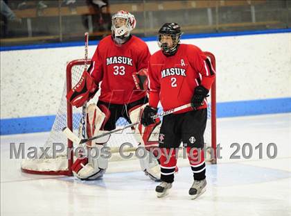 Thumbnail 3 in Masuk vs. Brookfield/Bethel/Danbury (CIAC Division 3 Semifinal) photogallery.