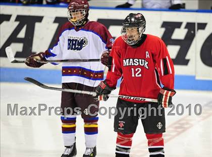 Thumbnail 3 in Masuk vs. Brookfield/Bethel/Danbury (CIAC Division 3 Semifinal) photogallery.